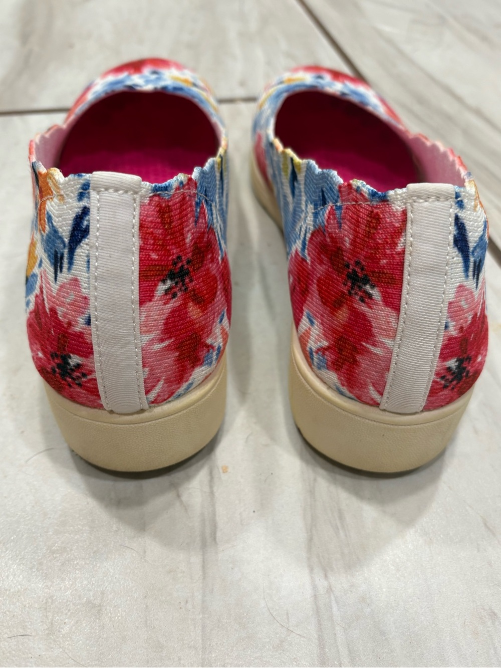 Skechers Cleo Flex Spellbind Floral Stretch Fit Wedge Flats Shoes 9.5 - Picture 3 of 9